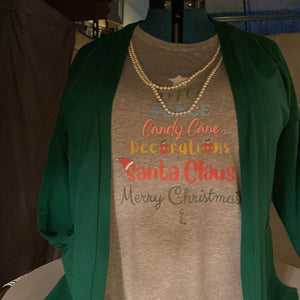 Christmas tree shirt